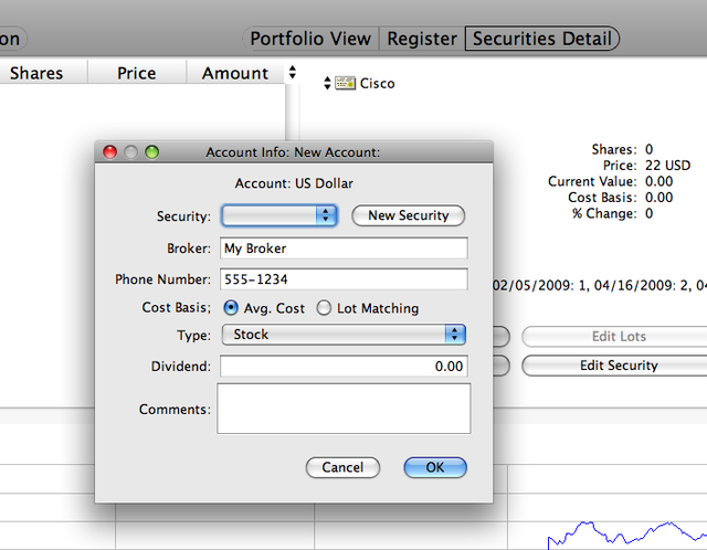 edit security in quicken for mac 2015